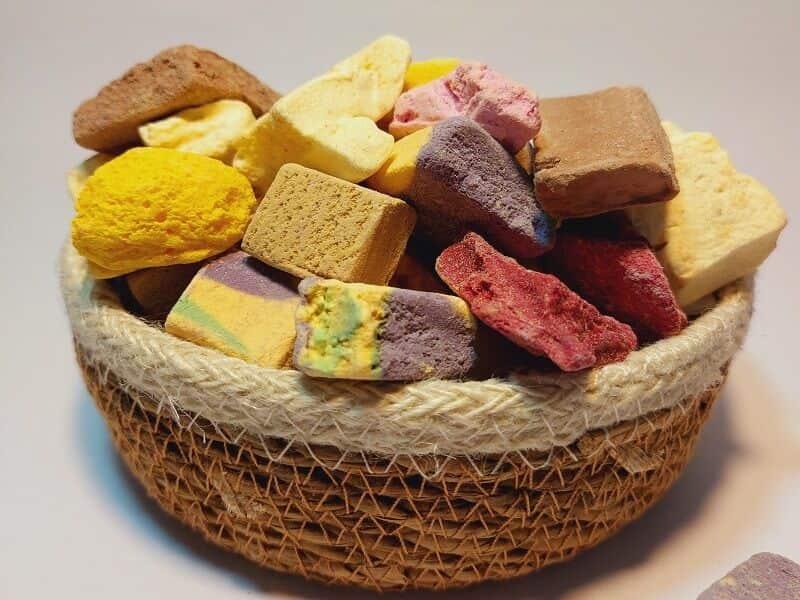 تصویر 4 از بستنی خشک  فریز فروت حاوی مخلوط میوه های استوایی